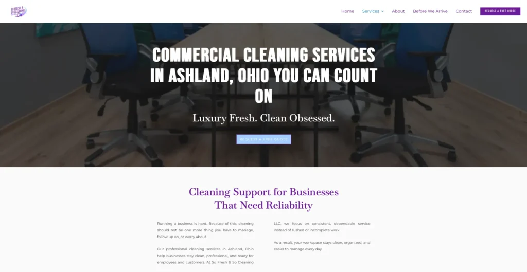 Better Service Pages | Custer Marketing