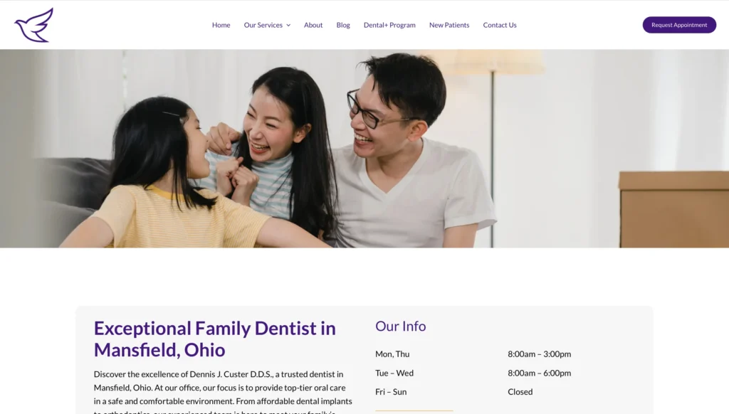 Web Design in Mansfield Ohio | Custer Marketing